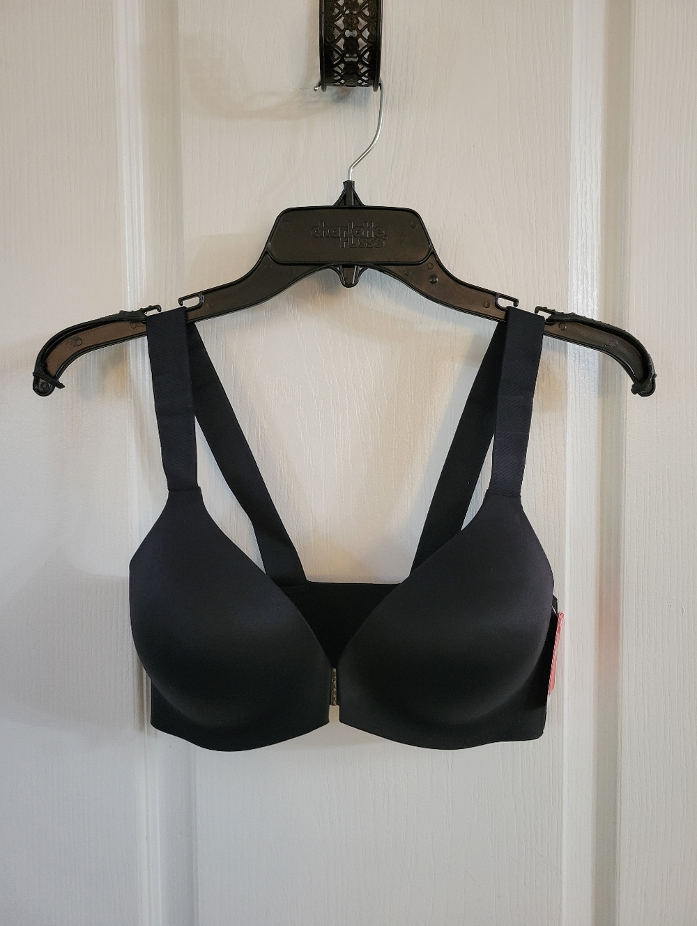 NWT SPANXsmooth Bra-llelujah! Wireless Front-Closure T-Shirt Bra 34D Very Black